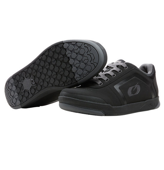 O'Neal PINNED Flat Pedal Shoe - Black/Grey