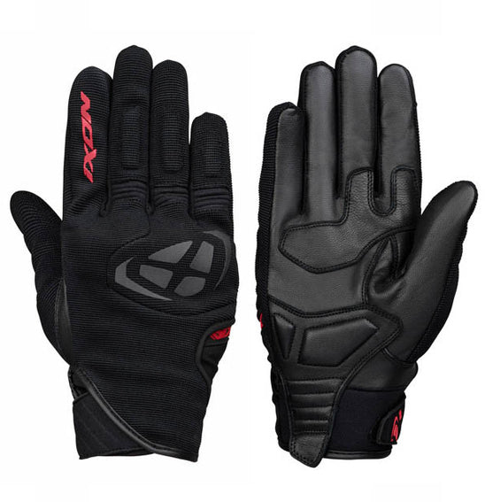 Ixon MIG Glove Blk/Red - Lightweight Roadster