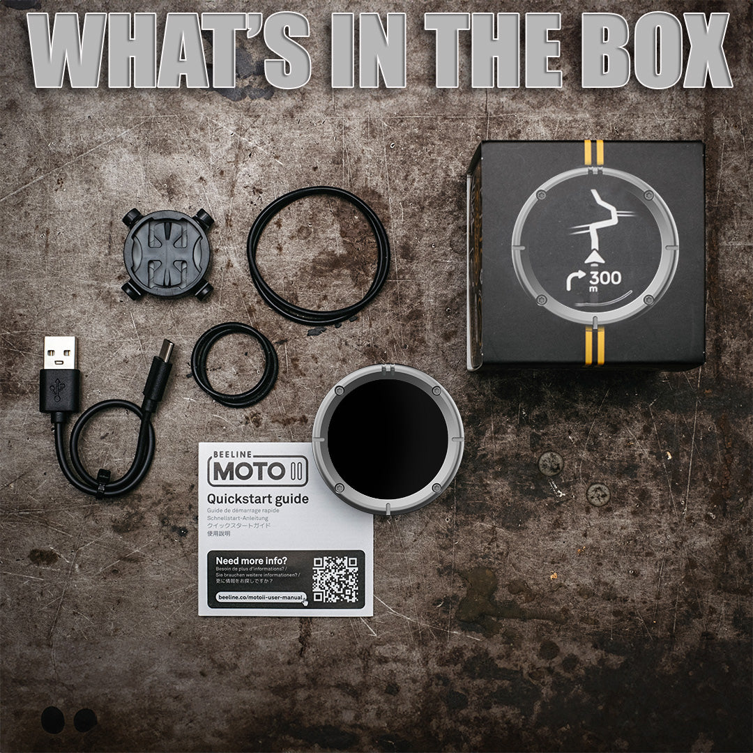 MOTO II WHAT'S IN THE BOX - SILVER