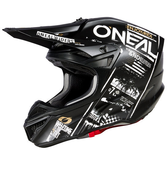 O'Neal 5SRS ATTACK Helmet - Black/White