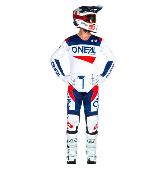 O'Neal 2025 HARDWEAR AIR Slam Jersey - White/Blue/Red