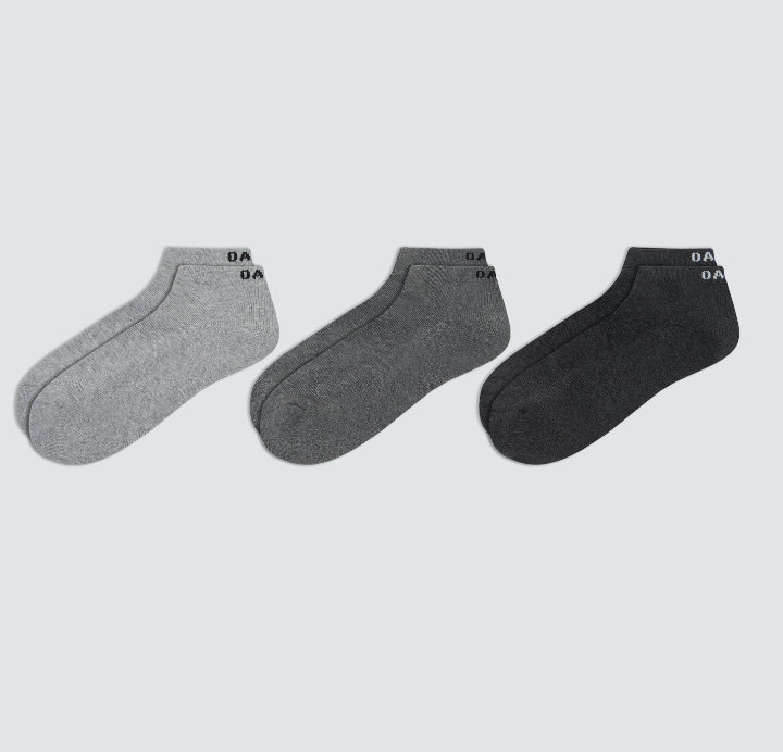 *Oakley Short Socks Heather (3 PCS)