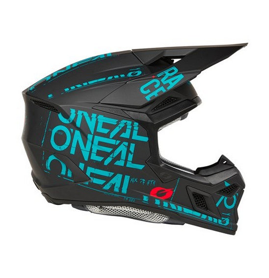 O'Neal 2025 3SRS STATIC Helmet - Black/Teal