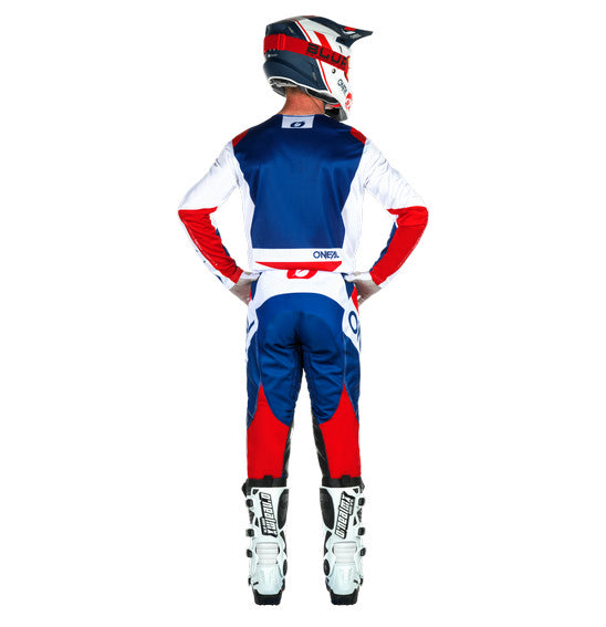 O'Neal 2025 HARDWEAR AIR Slam Pant - White/Blue/Red