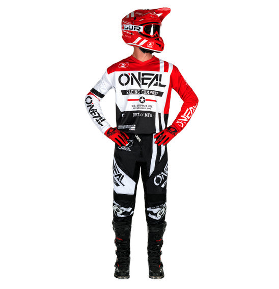 O'Neal 2025 ELEMENT Warhawk Pant - Black/White