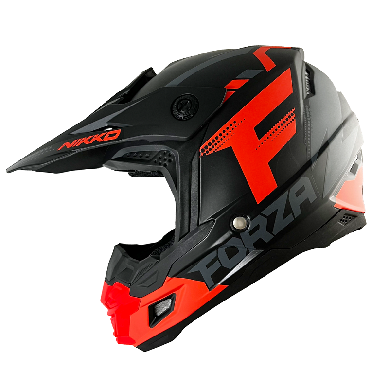 *Nikko N601 23 FORZA Graphic Adult MX Helmet