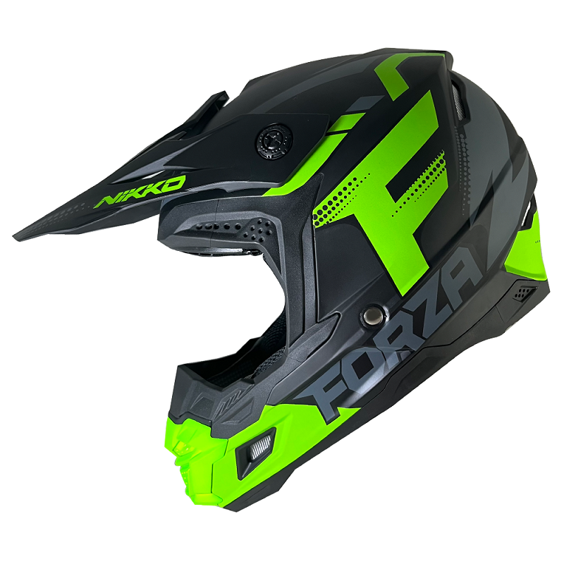 *Nikko N601 23 FORZA Graphic Youth MX Helmet