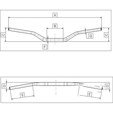 dimensions taper bars