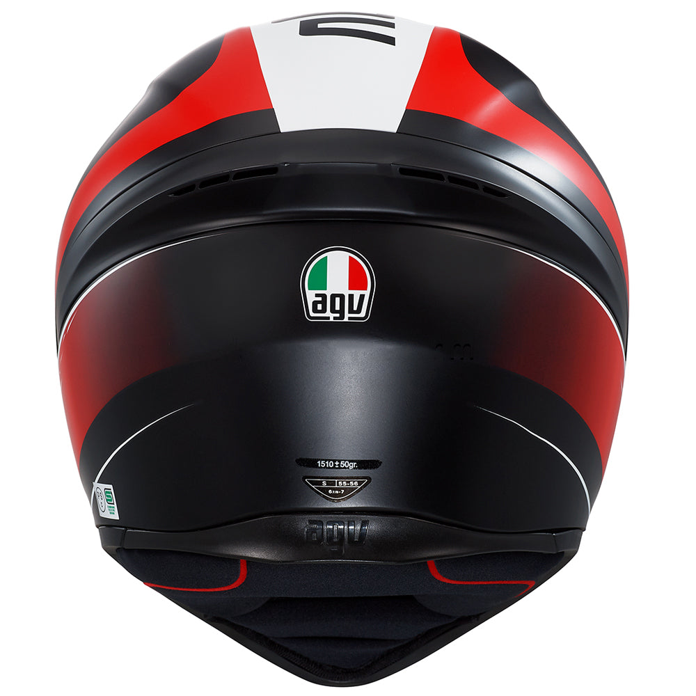 AGV K1 [GRIP MATT BLACK/RED]