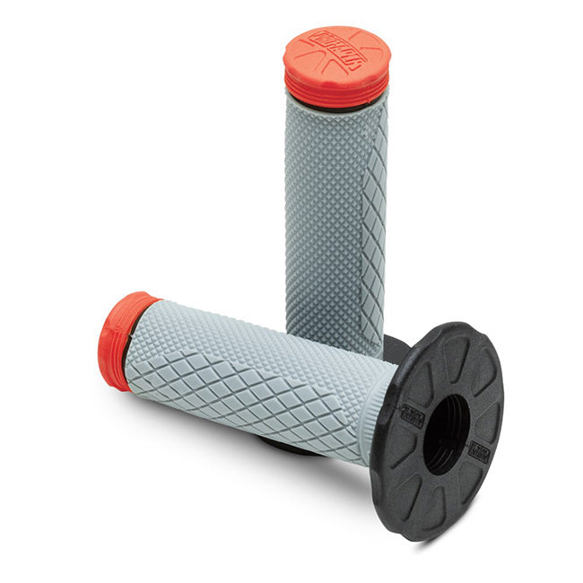 MX Tri Density Grips - Full Diamond - Red