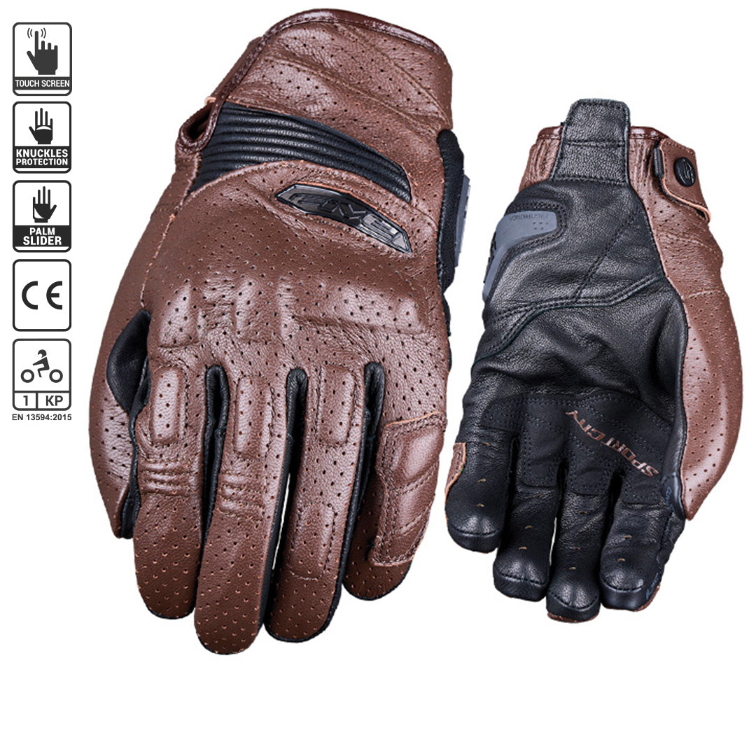 FIVE SportCity EVO Gloves Brown