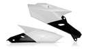 Side panel OEM YZF250 white/black - 17558.237