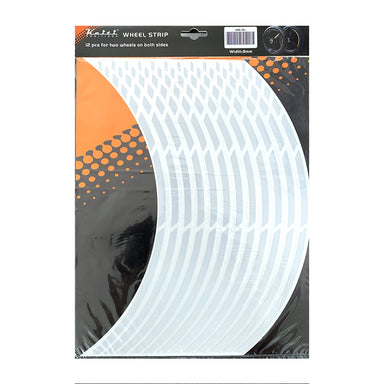 KEITI REFLECTIVE WHEEL 3 STRIPE [WHITE]