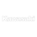 700.1025 Kawasaki Side Logo White