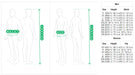 Spidi fabric pants size chart - man & woman